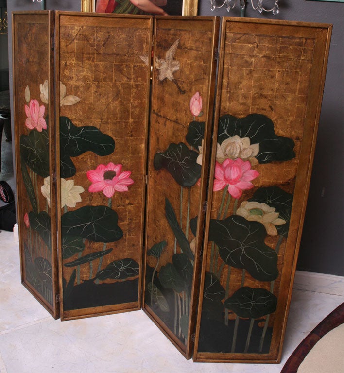 Japonisme Japanese Screen. For Sale