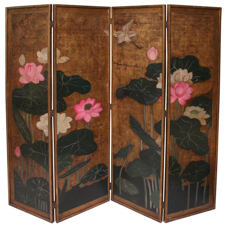 Japanese Screen. For Sale at 1stdibs