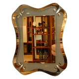 Etched Regency Style Mirror