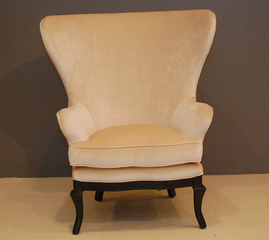 American Dramatic Wing Back Chairs By Lawson-Fenning