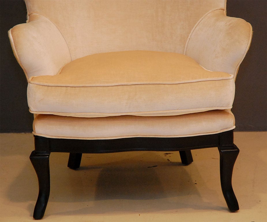 Contemporary Dramatic Wing Back Chairs By Lawson-Fenning