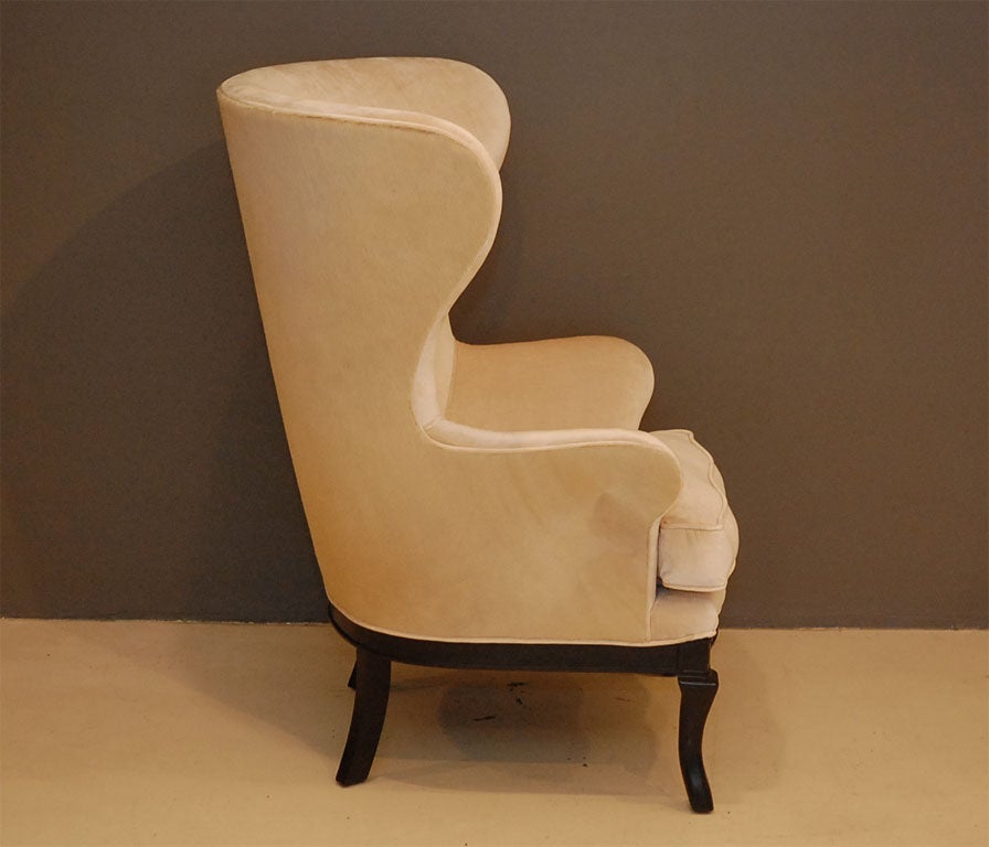 Dramatic Wing Back Chairs By Lawson-Fenning 1