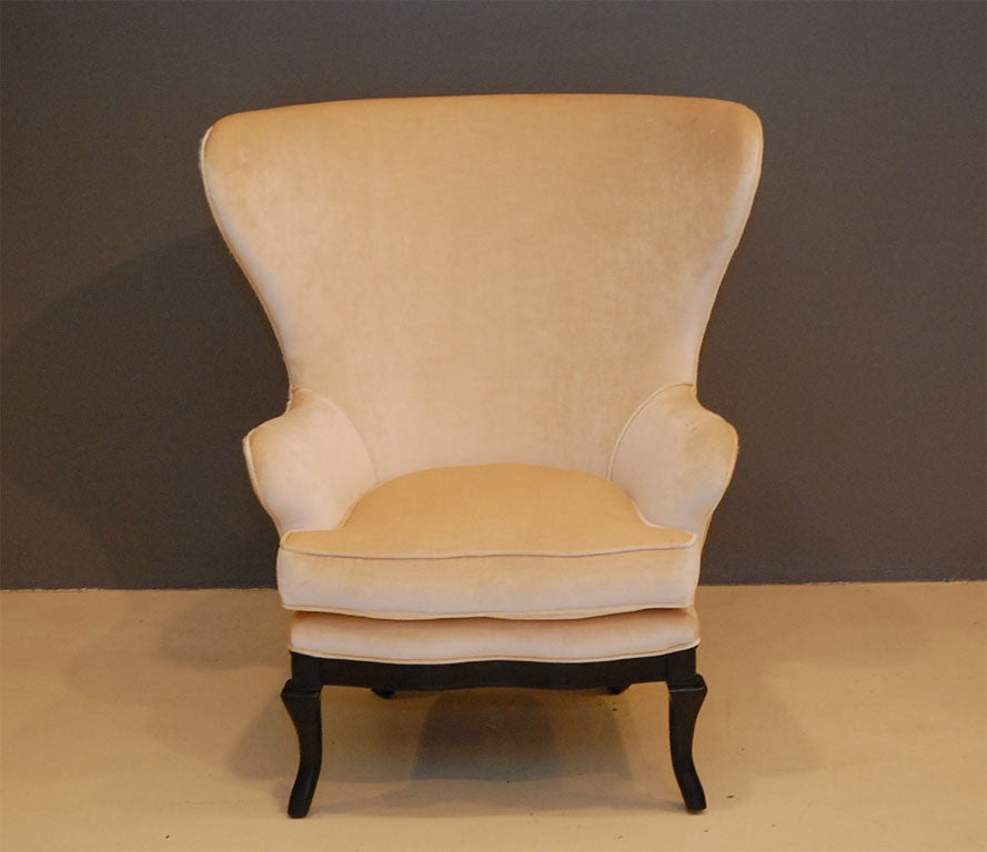 Dramatic Wing Back Chairs By Lawson-Fenning 5