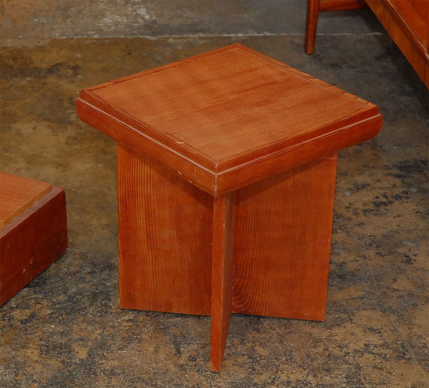 Ottoman and Stool by R.M. Schindler 5
