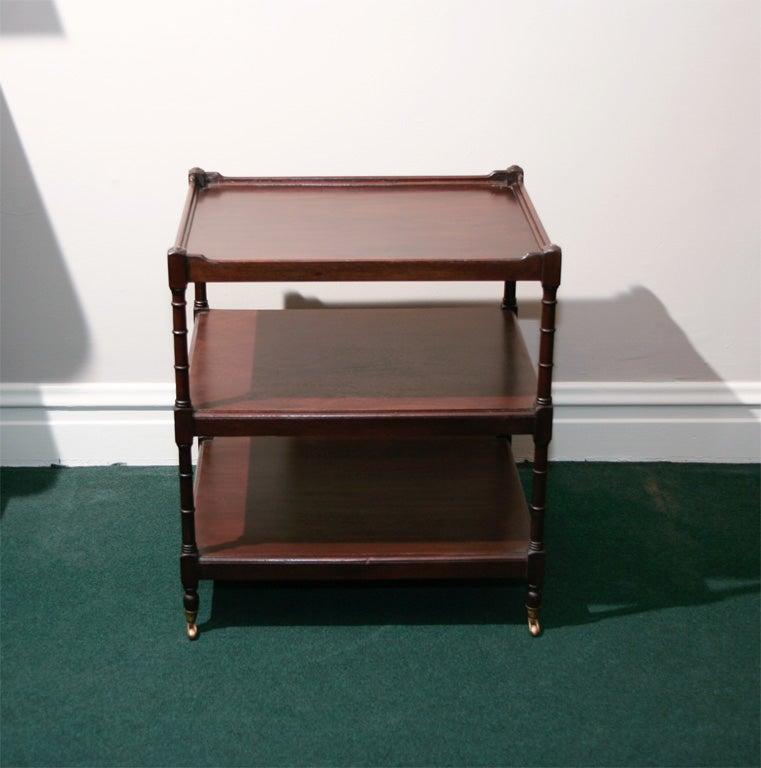 Mahogany Tea Cart