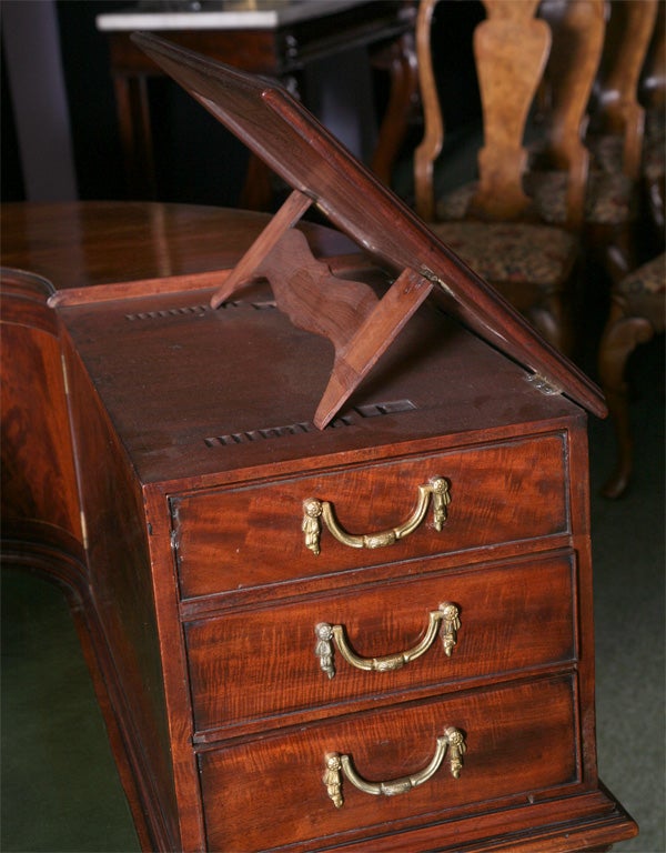 19th Century An English 19th century Carlton House desk. For Sale