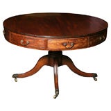 A good English late 18th century Drum Table in Mahogany.