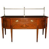 Antique A very impressive English inlaid sideboard in mahogany.