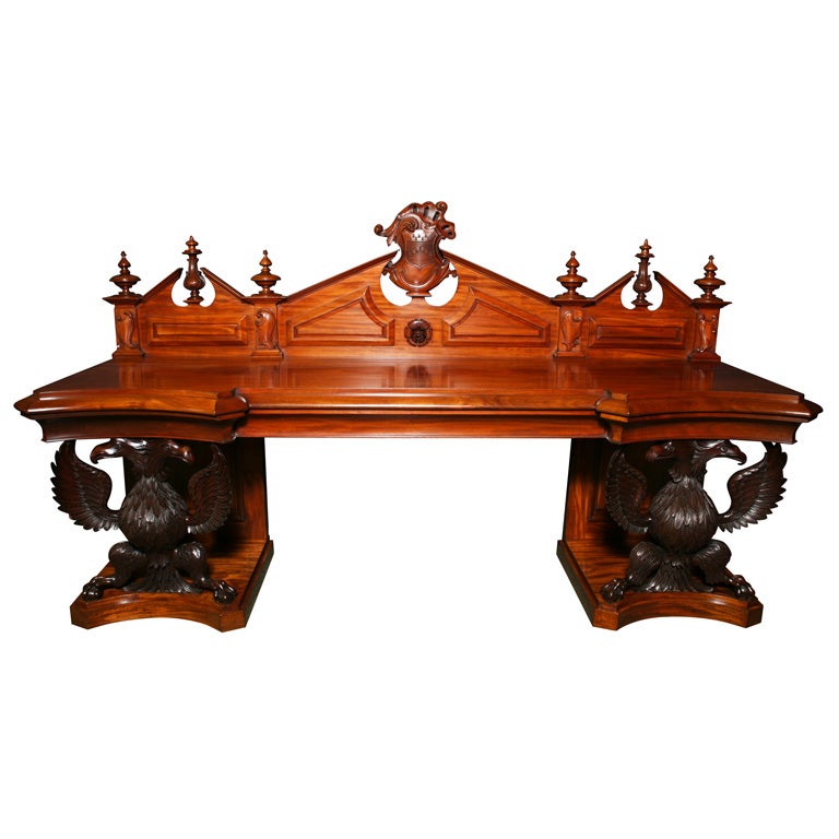 An Impressive Irish serving table. For Sale