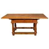 L. 18th C. Swedish pine Baroque style table