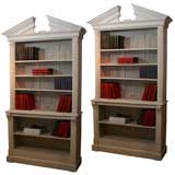 Pair of Architectural Bookcases in the Manner of William Kent