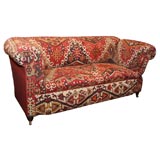 Antique Kilim Covered Sofa/Convertible Day Bed