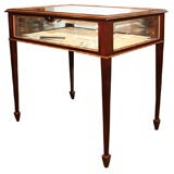 Edwardian Mahogany Vitrine Table