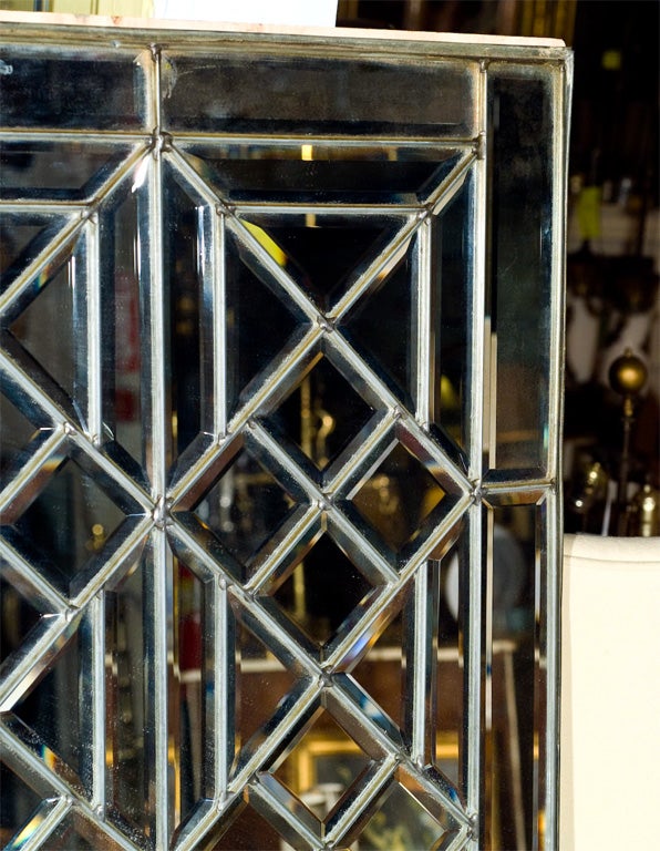 Custom Leaded Beveled Mirror Panels at 1stDibs