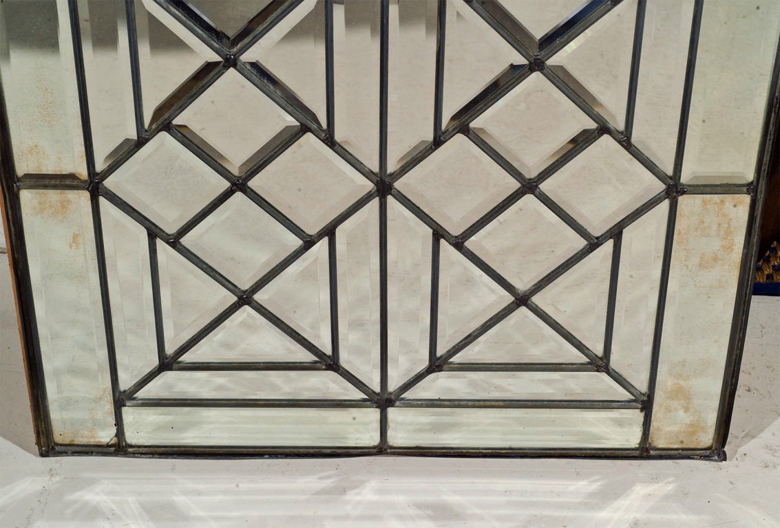 Custom Leaded Beveled Mirror Panels at 1stDibs