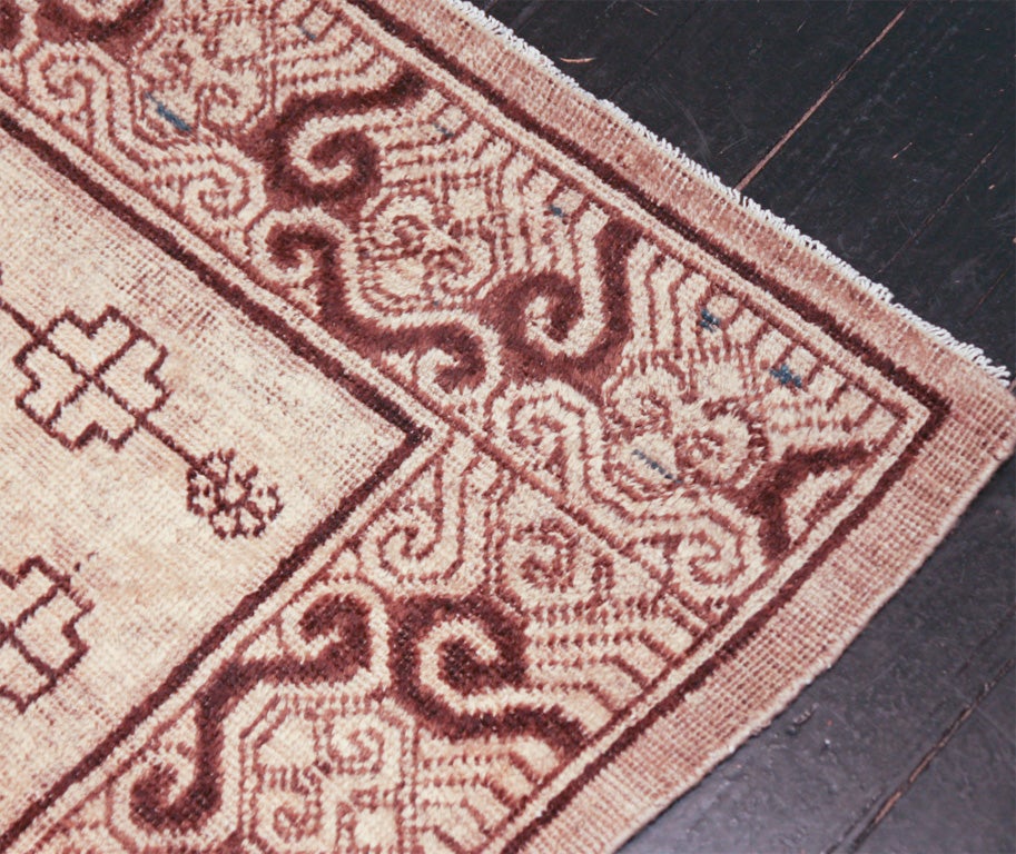 Antique Samarkand Carpet, circa 1920 1
