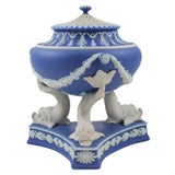 Wedgwood Jasper Dolphin Tripod Pastille Burner