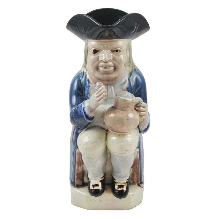 Ralph Wood Pottery Miniature Toby Jug For Sale