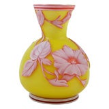 Thomas Webb & Sons Cameo Glass Vase