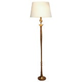 Gold Leaf Floor Lamp