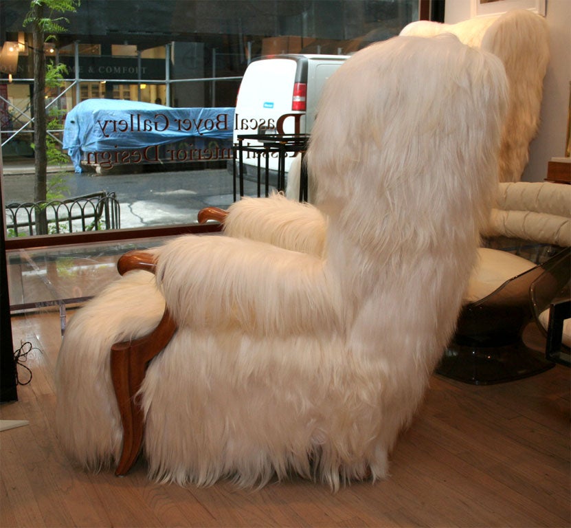 Large Rene Drouet armchairs 1
