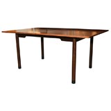 Edward Wormley walnut dining table, mfg. Dunbar-1950
s