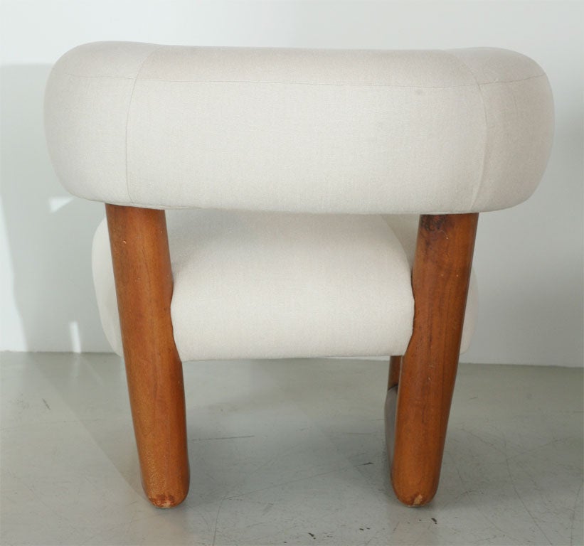 Mid-20th Century Pair Oversize Armchairs style of Royere