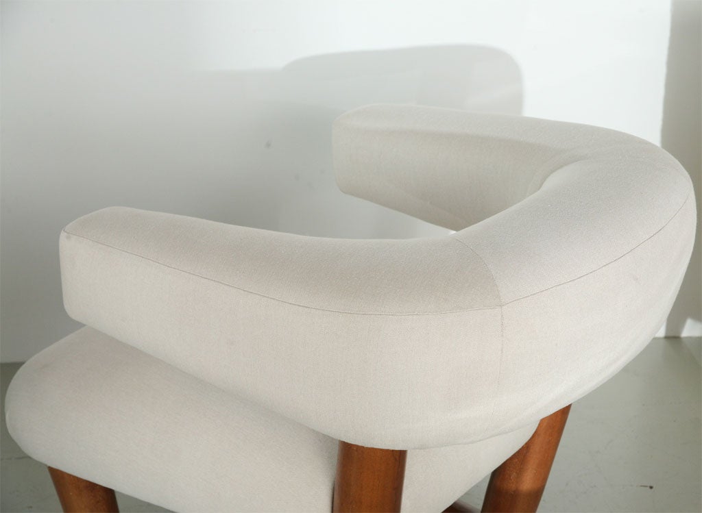 Pair Oversize Armchairs style of Royere 4