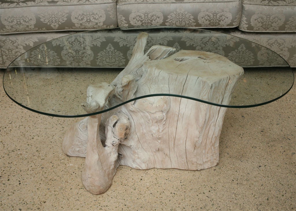 Vintage Bleached Driftwood Coffee Table 4