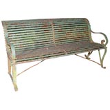 Turn of the century Green Garden Bench Turn of the century Green Garden Bench