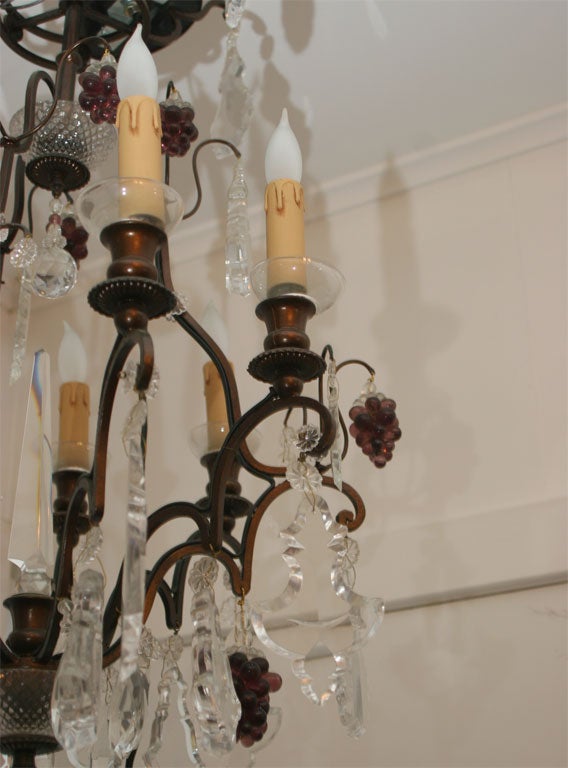 crystal flower chandelier