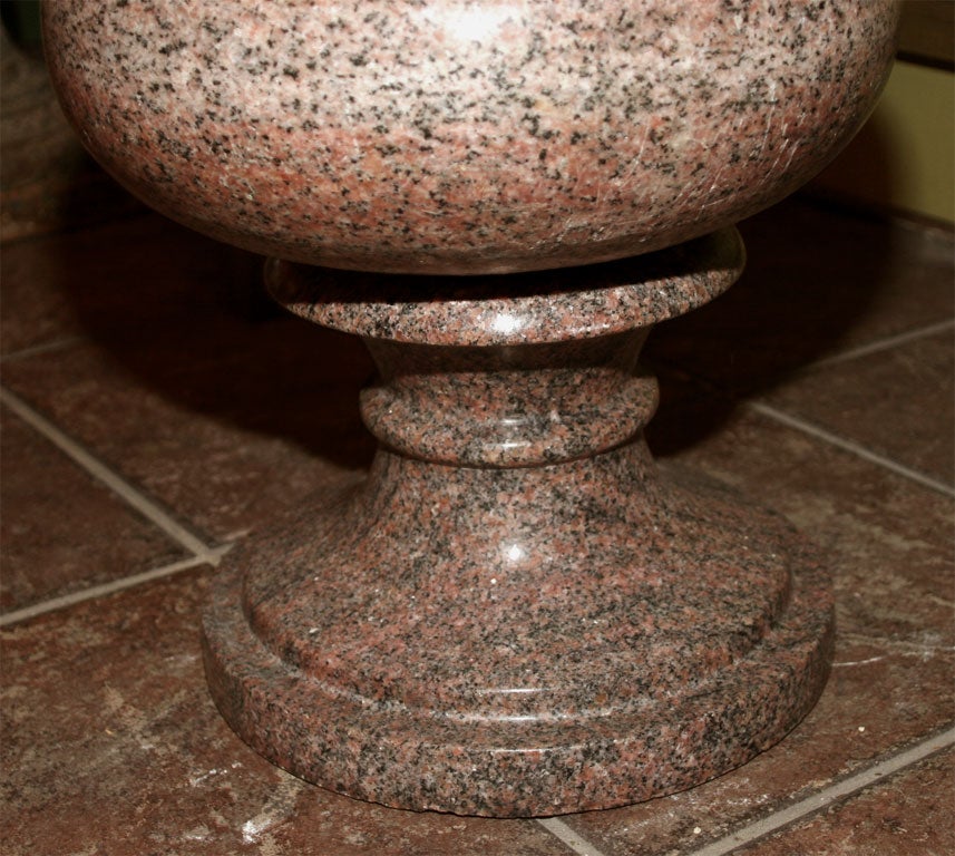 Large Carved Granite Urn For Sale at 1stdibs