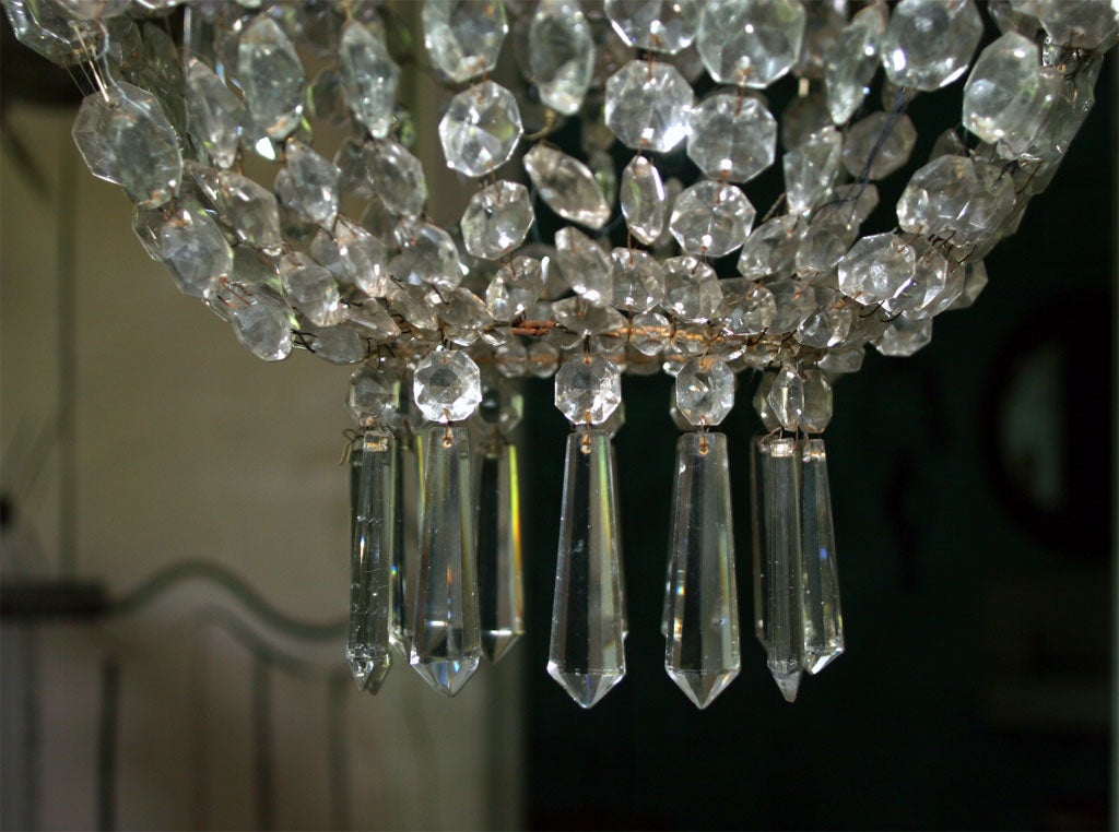 Napoleon III  Lustre De Fete Crystal Chandelier For Sale 1