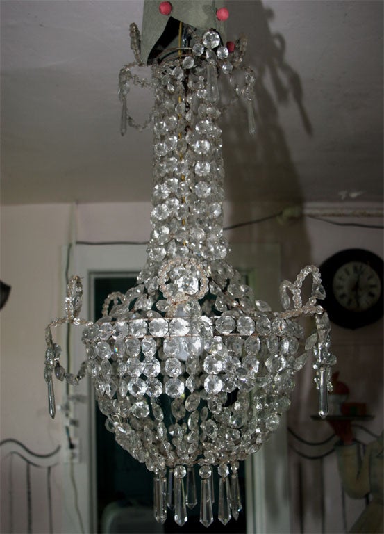 Napoleon III  Lustre De Fete Crystal Chandelier For Sale 4