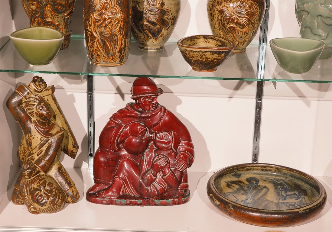 Kollektion von Jais Nielsen-Keramik (Mitte des 20. Jahrhunderts) im Angebot