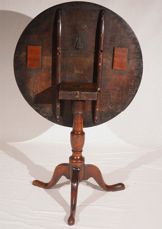 Georgian Oak Tilt Top Table 4