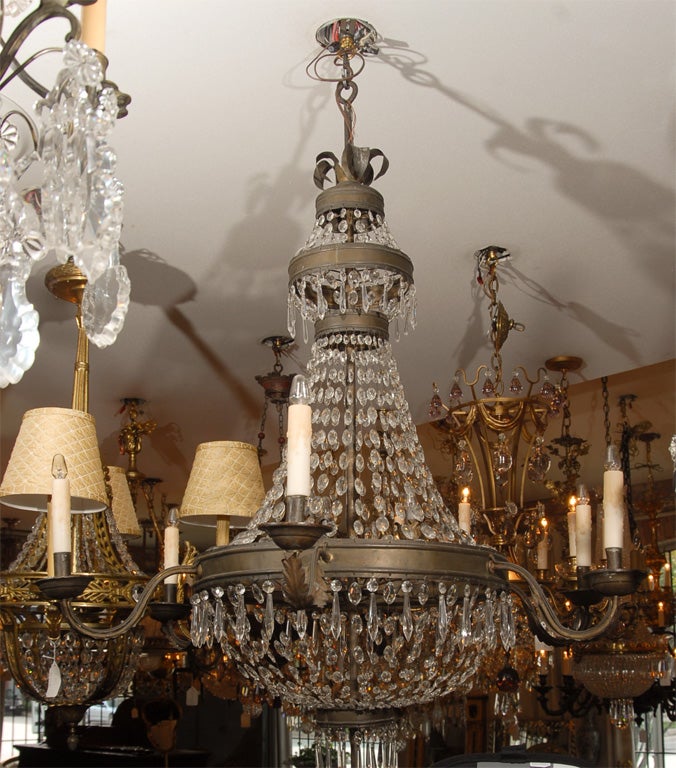 Empire Basket Style Chandelier