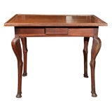 Antique 18TH C FRENCH WALNUT GAMES TABLE