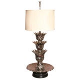 50%  OFF   IMPRESSIVE  CHINOISERIE LOTUSLAMP ATTR. TO CHAPMAN