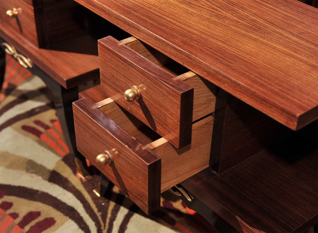 Art Deco Mahogany Nightstands/End Tables In Excellent Condition In Oakland, CA