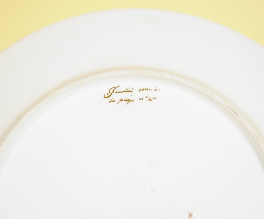 French Partial Old Paris Dinner Service For Sale