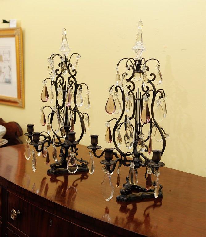 Pair of 3-Light Candelabra
