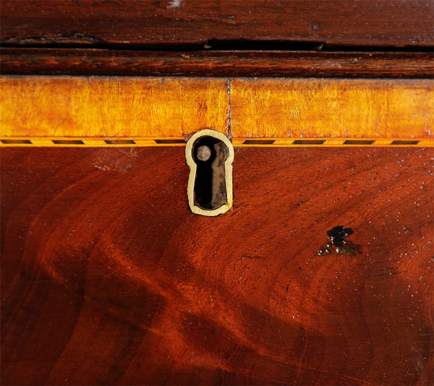 George III Bow Front Chest 4