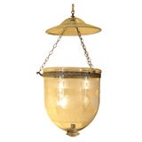 Etched & Frosted Bell Jar Lantern