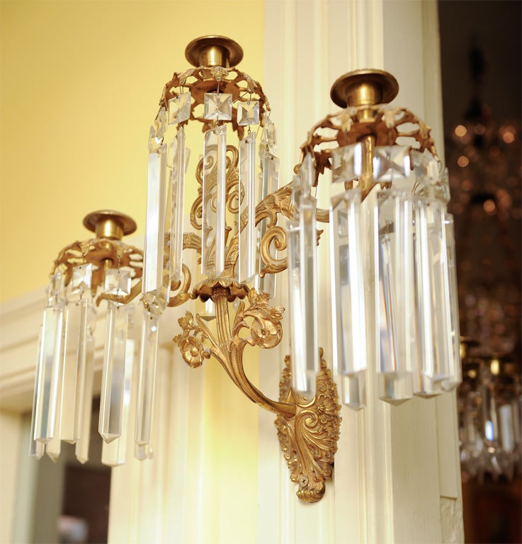 American Pair of Wall Sconces
