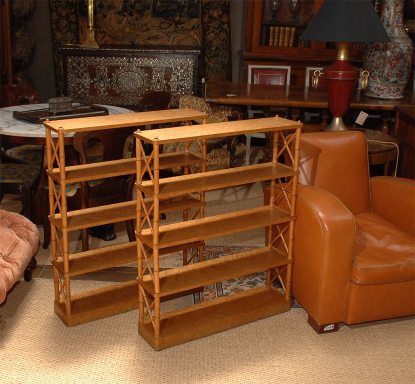 Pair of bookshelves
