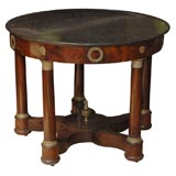 Antique Rare Mahogany Empire Gueridon