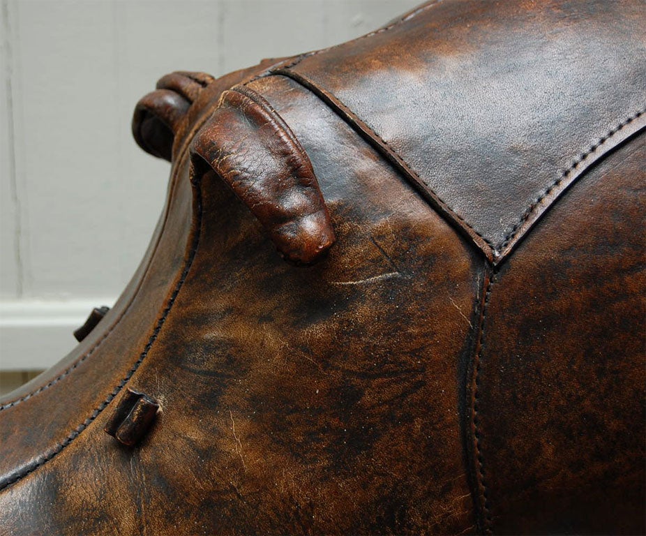Abercrombie & Fitch Leather stuffed rhino 3