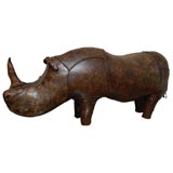 Abercrombie & Fitch Leather stuffed rhino