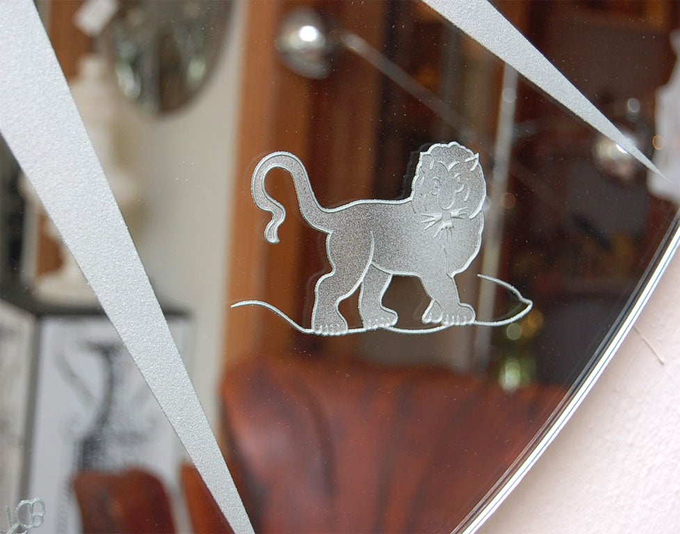 Italian ETCHED ZODIAC MIRRORS